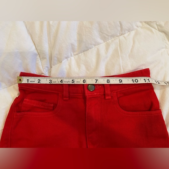 American Apparel High Waist Hot Red Short - Picture 5 of 5